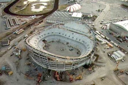 saddledome calgary pengrowth 1983 tensioned floor canada